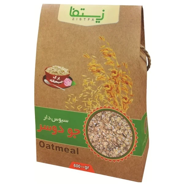 جو دو سر صبحانه ۶۰۰ گرمی زیستفا جو دو سر صبحانه ۶۰۰ گرمی زیستفا